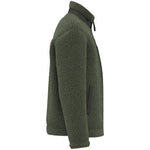 A Khaki Native Spirit Unisex Sherpa Jacket  Side