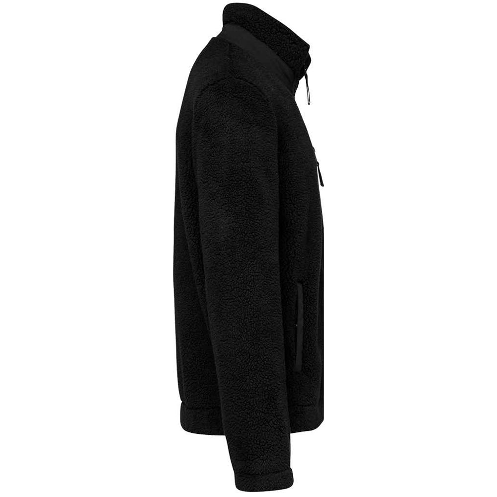 A Black Native Spirit Unisex Sherpa Jacket  Side