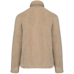 A Driftwood/Wet Sand Native Spirit Unisex Sherpa Jacket Back