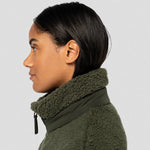 A model wearing a Native Spirit Unisex Sherpa Jacket