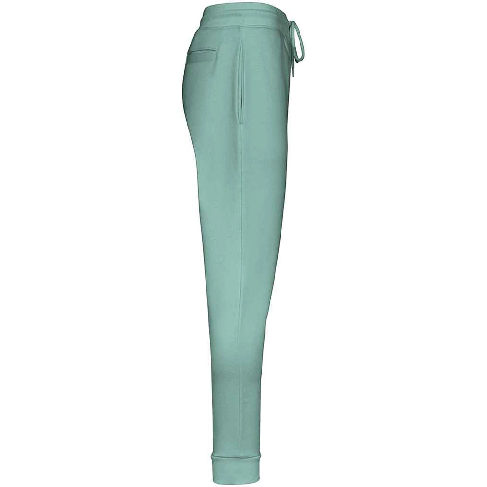 A jade green Native Spirit Jog Pants side