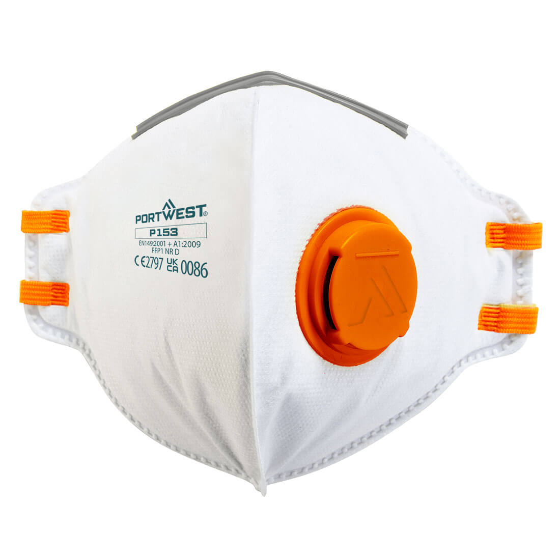 Portwest - FFP1 Valved Dolomite Fold Flat Respirator (Pk20)