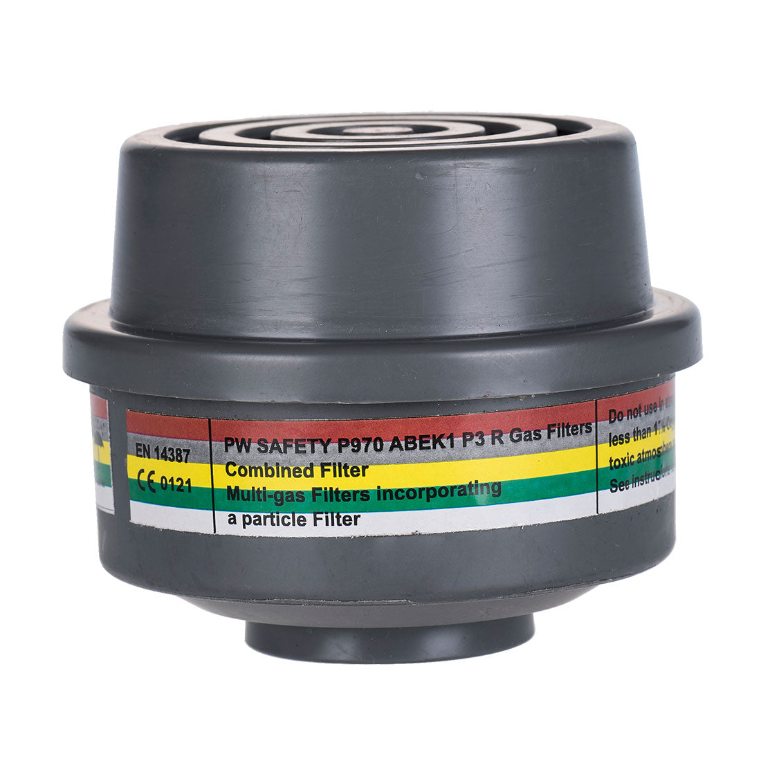 Portwest - ABEK1P3 Combination Filter Special Thread Connection (Pk4)