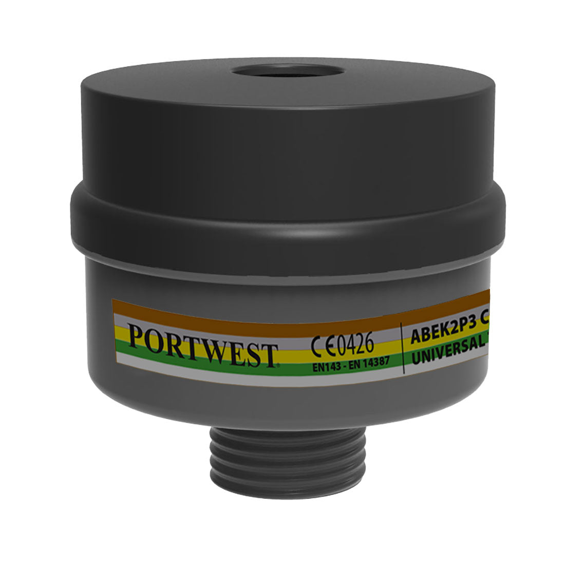 Portwest - ABEK2P3 Combination Filter Universal Thread (Pk4)