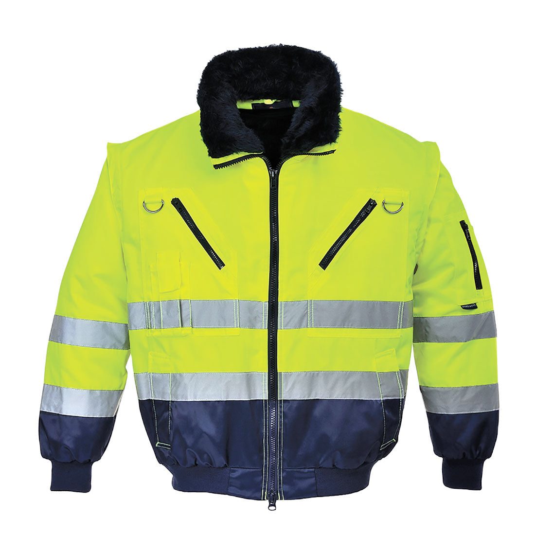 Portwest - Hi-Vis 3-in-1 Contrast Pilot Jacket