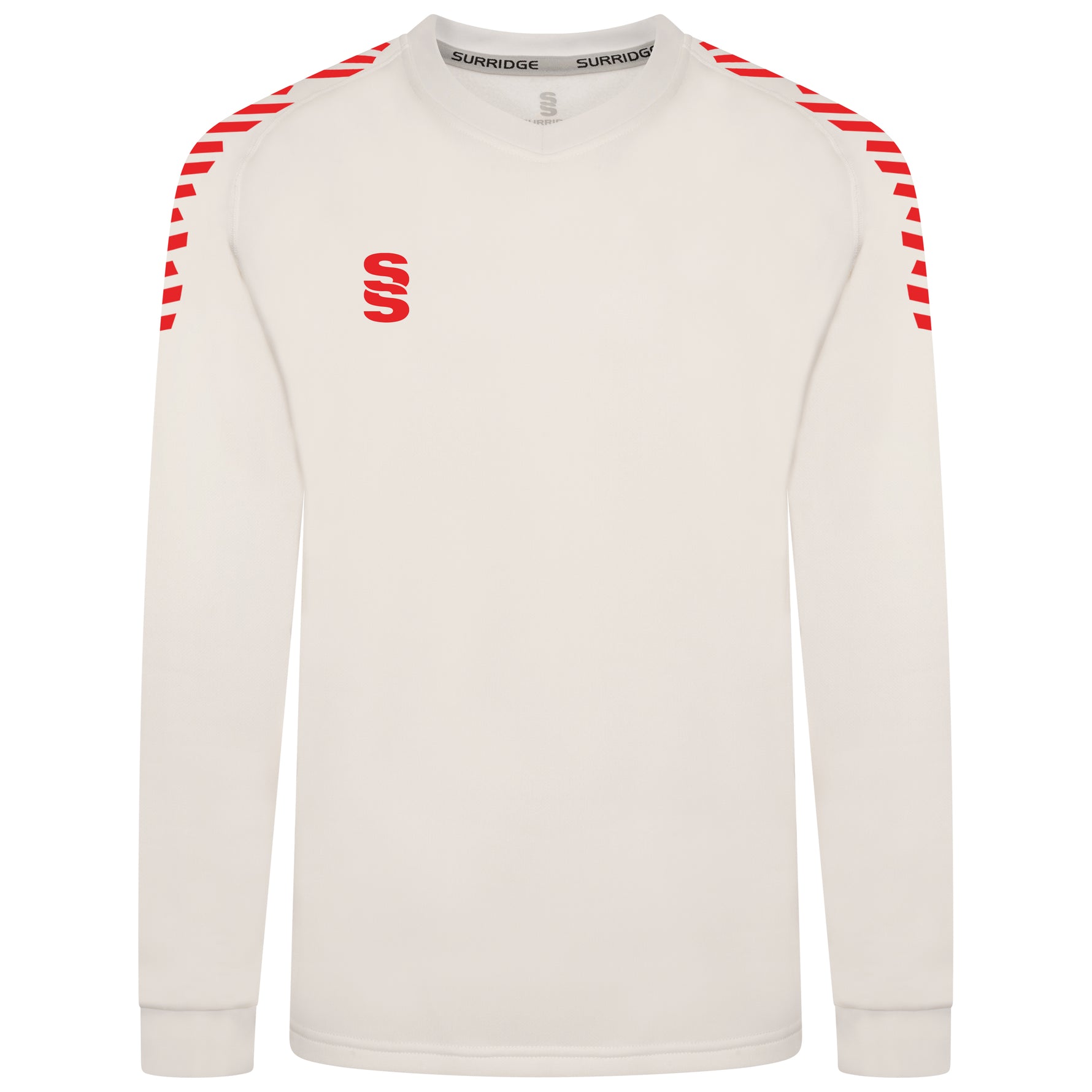 DU037 IVORY RED DIAGONAL