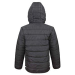 Rear view of the Winsford ASC Padded Jacket – Juniors