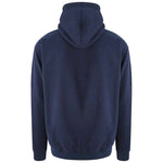 Navy blue Pro RTX Pro Hoodie shown from the back on a white background