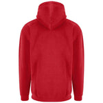 Red Pro RTX Pro Hoodie shown from the back on a white background