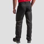 Rear view of Model wearing the Pro RTX Pro Workwear Trousers in Black