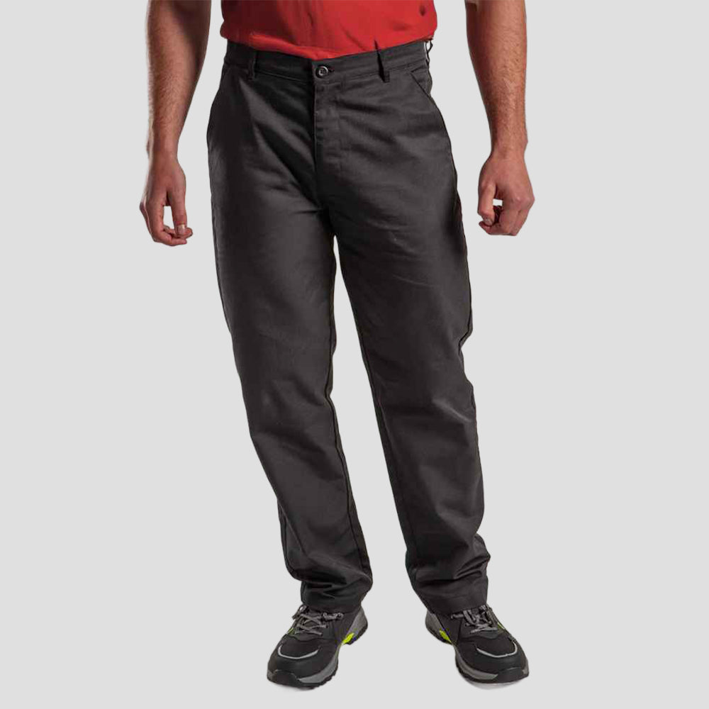Model wearing the Pro RTX Pro Workwear Trousers in Black