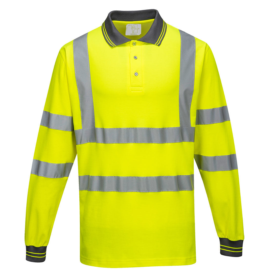 Portwest - Hi-Vis Cotton Comfort Polo Shirt L/S