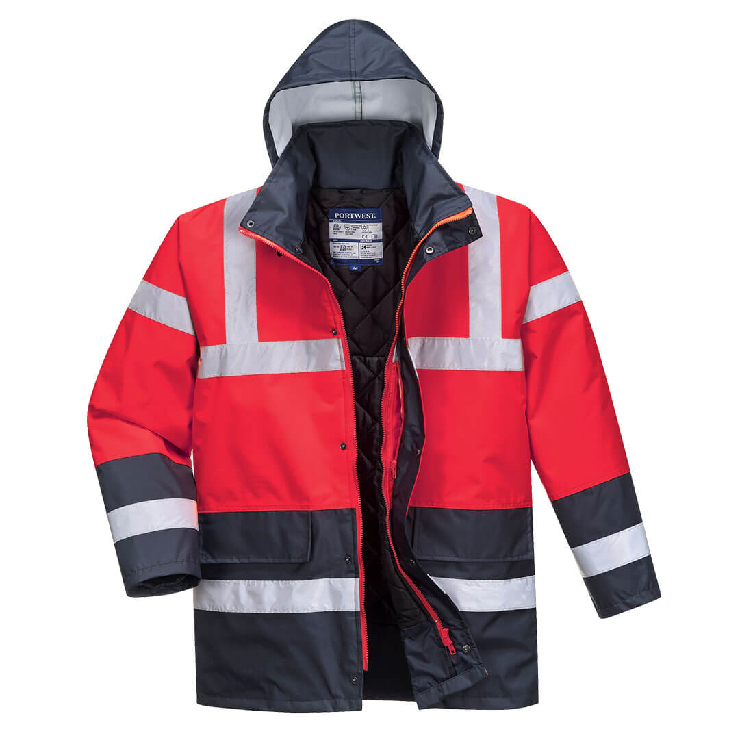 Portwest - Hi-Vis Contrast Winter Traffic Jacket