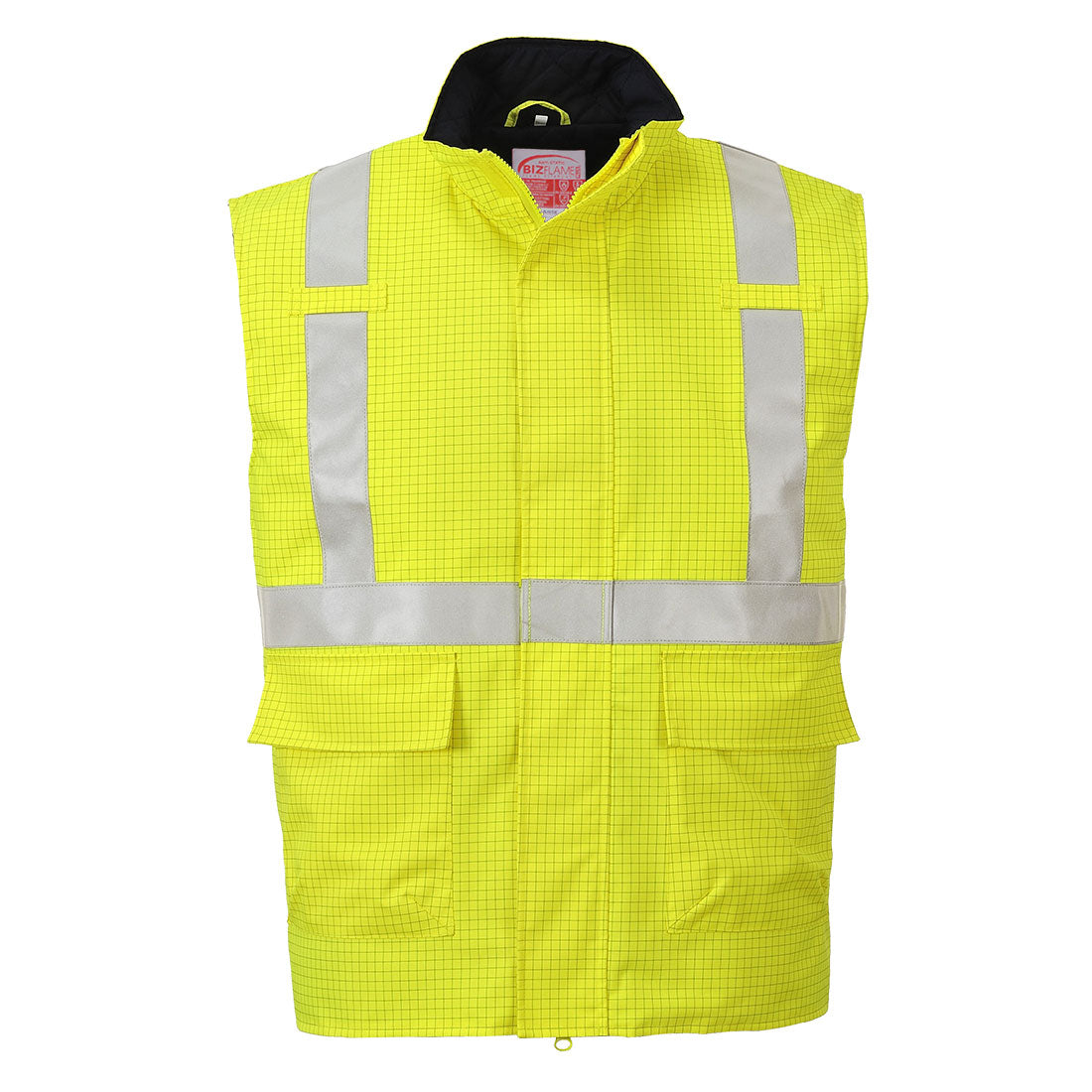 Portwest - Bizflame Rain Hi-Vis Anti-static FR Bodywarmer