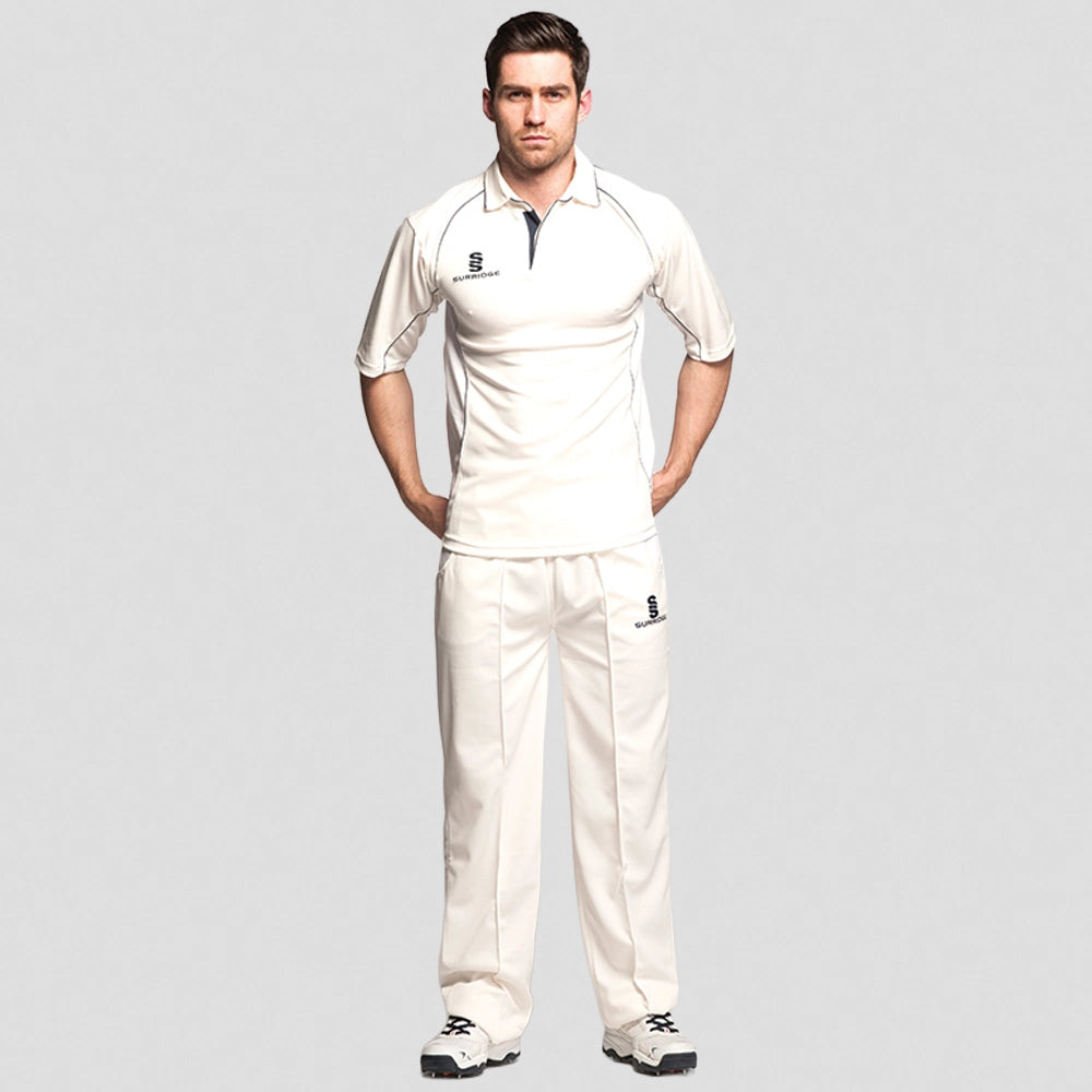 model wearing Stuart Surridge Pro Trousers