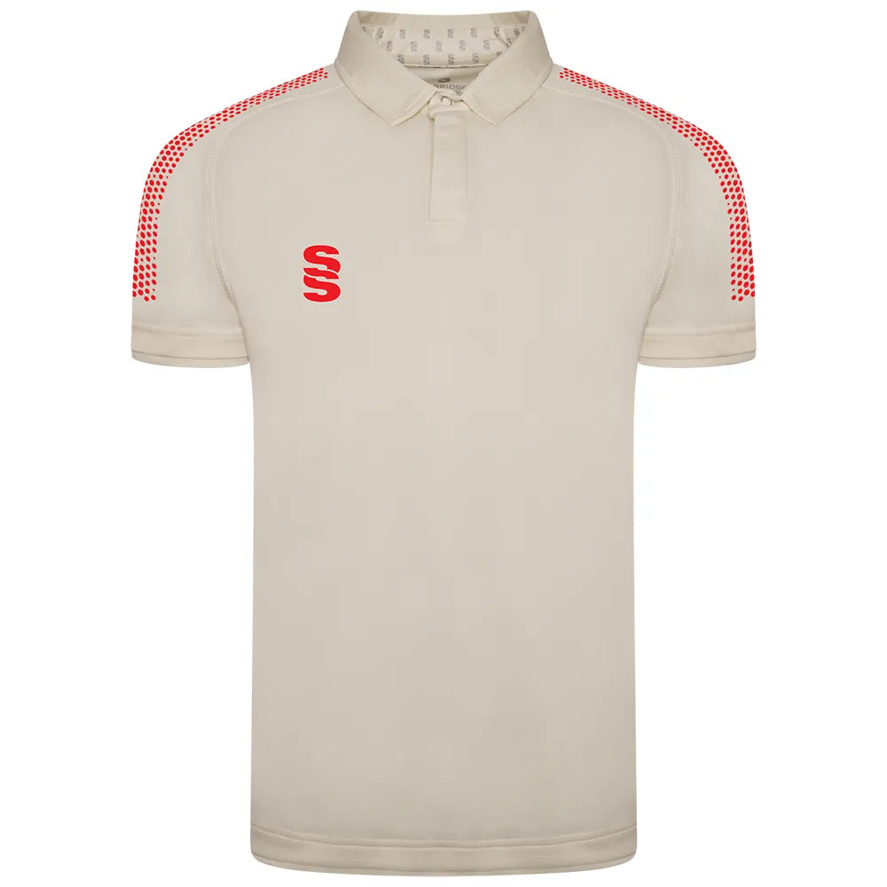 SUR481 IVORY RED DOTS