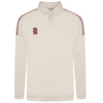 SUR482 IVORY MAROON DOTS