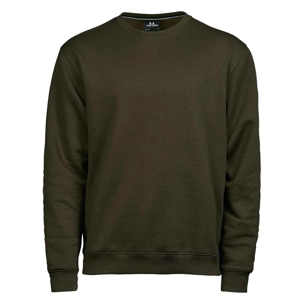 A dark olive Tee Jays Heavy Sweatshirt