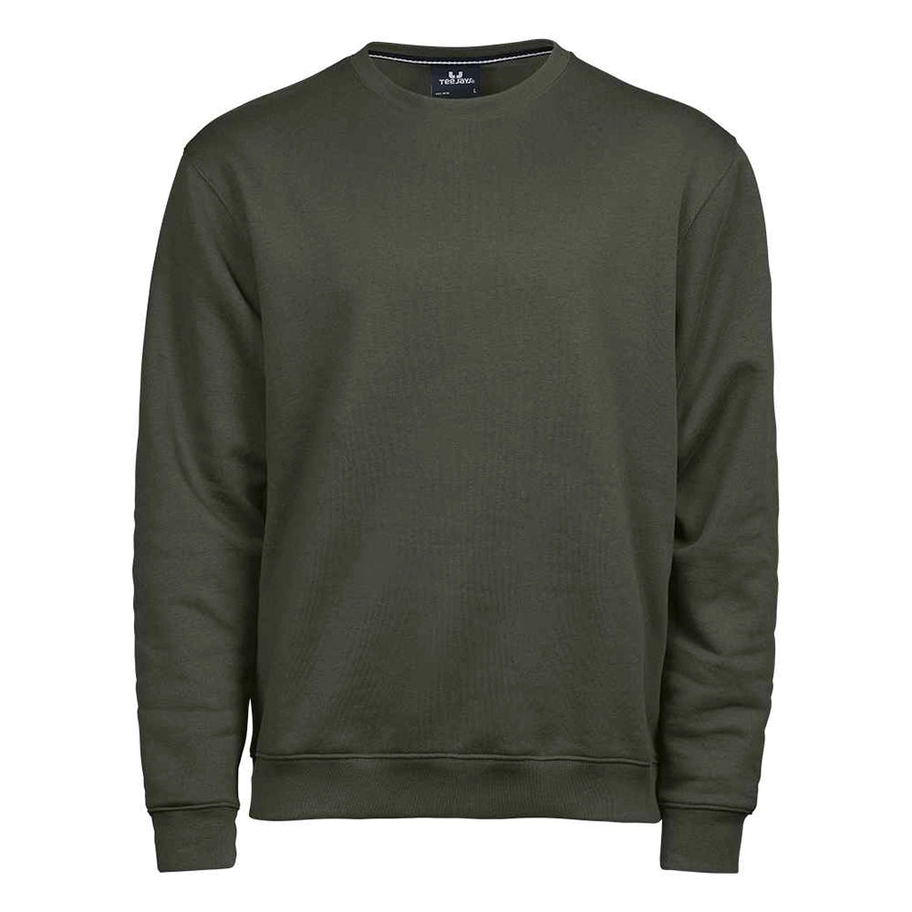 A deep green Tee Jays Heavy Sweatshirt