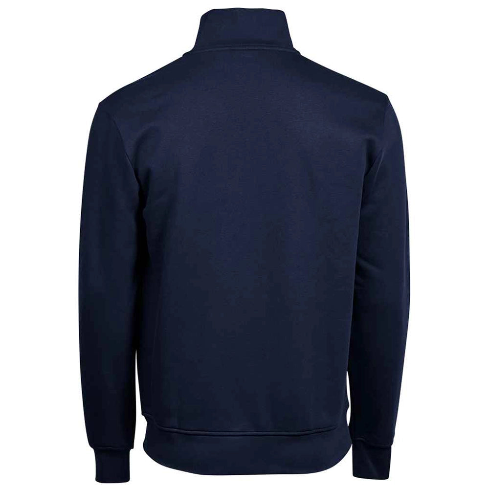 A navy Tee Jays Full Zip Sweat Jacket