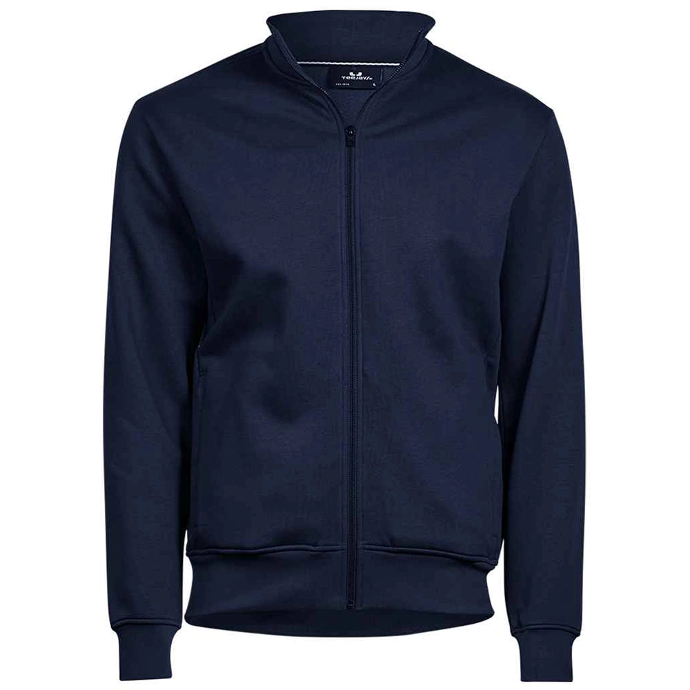A navy Tee Jays Full Zip Sweat Jacket