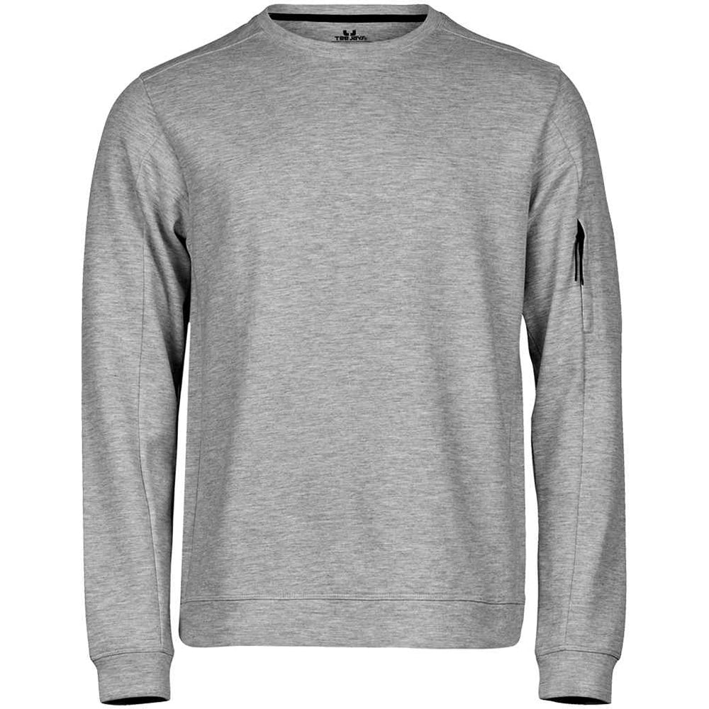 Heather Grey Tee Jays Athletic Crew Neck Sweatshirt