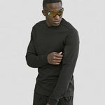 Model wearing a Tee Jays Athletic Crew Neck Sweatshirt