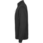 A side view of a Black Tee Jays Athletic Full Zip Sweatshirt