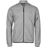 Heather Grey Tee Jays Athletic Full Zip Sweatshirt