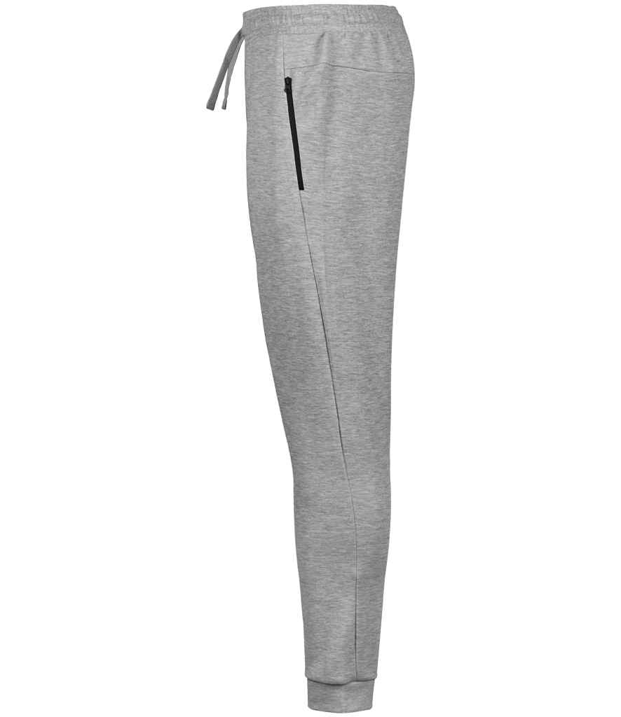 Athletic Sweat Pants heather grey side view 