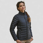 model wearing Tee Jays Ladies Zepelin Padded Jacket