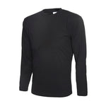 Black Uneek Long Sleeve Classic T-Shirt UC314