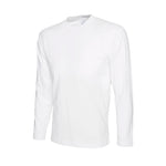 White Uneek Long Sleeve Classic T-Shirt UC314