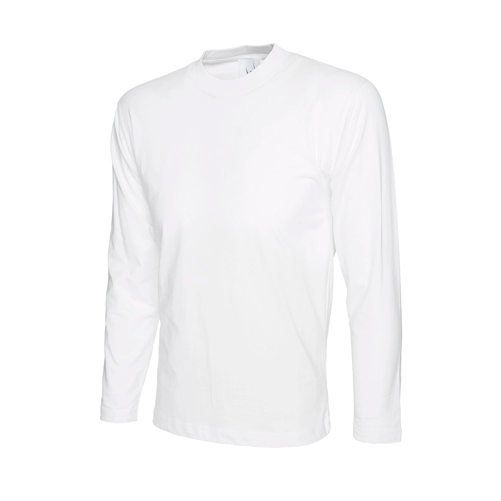 White Uneek Long Sleeve Classic T-Shirt UC314