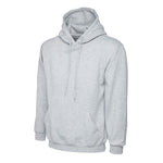 Heather Grey Uneek Heavyweight Hooded Sweatshirt UC501