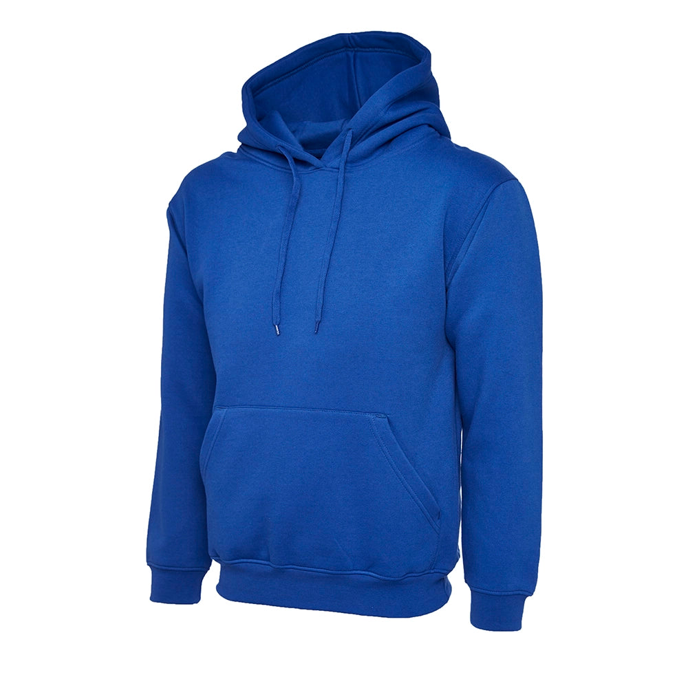 Royal Blue Uneek Heavyweight Hooded Sweatshirt UC501