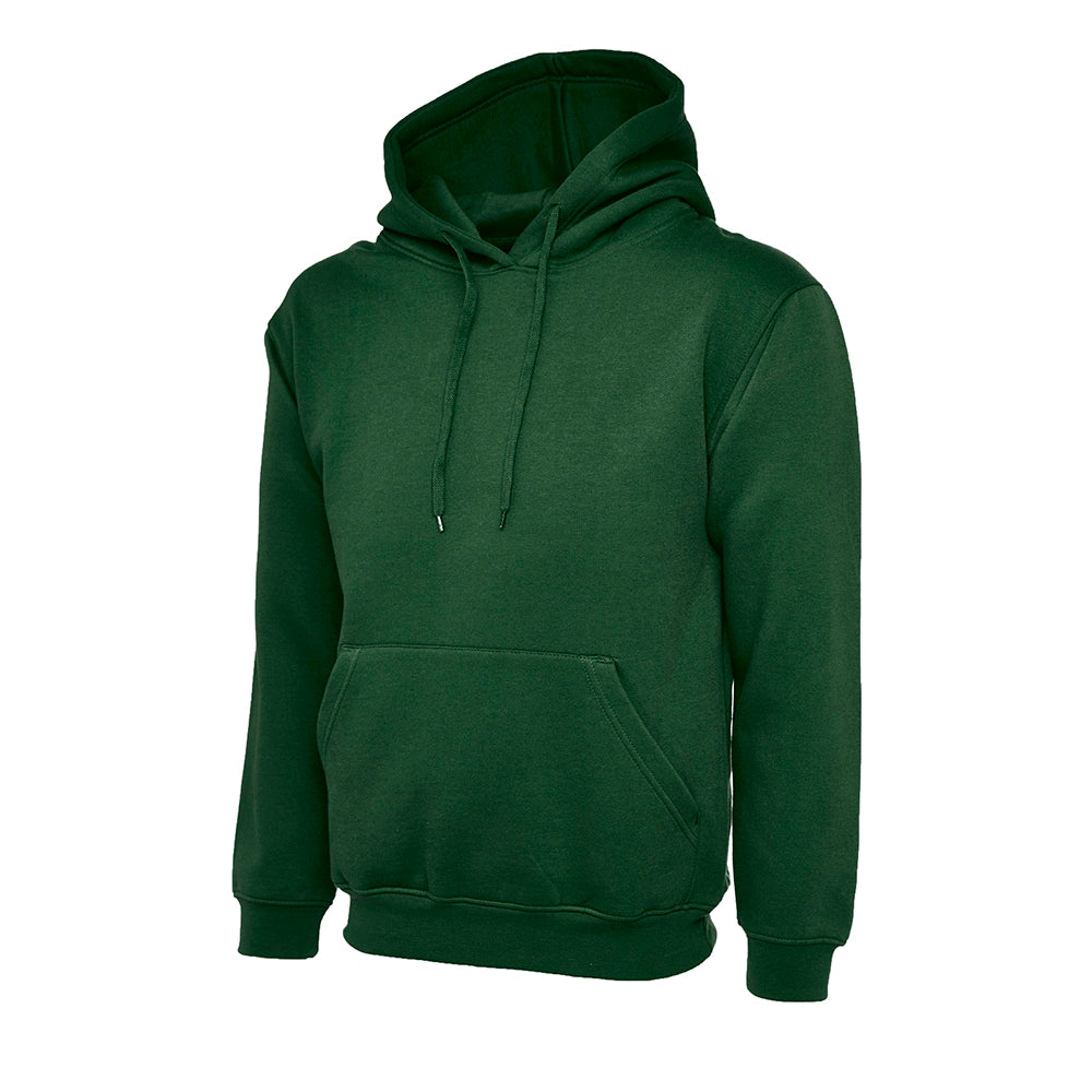 Green Classic Hooded Sweatshirt UC502 front view
