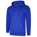 Royal Blue Deluxe Hooded Sweatshirt UC509 on a white background