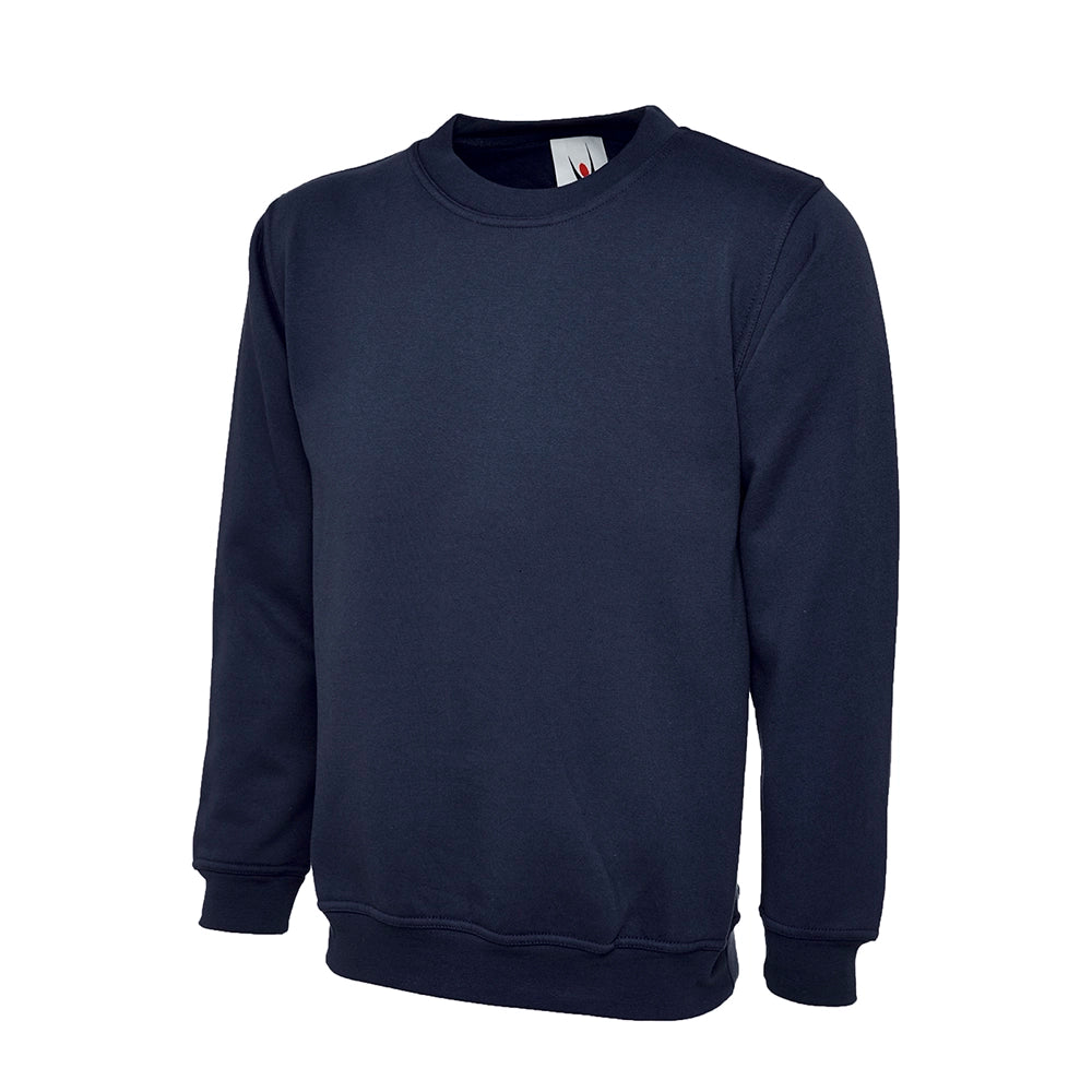 Navy Uneek Ladies Deluxe Crew Neck Sweatshirt UC211