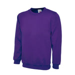Purple Uneek Ladies Deluxe Crew Neck Sweatshirt UC211