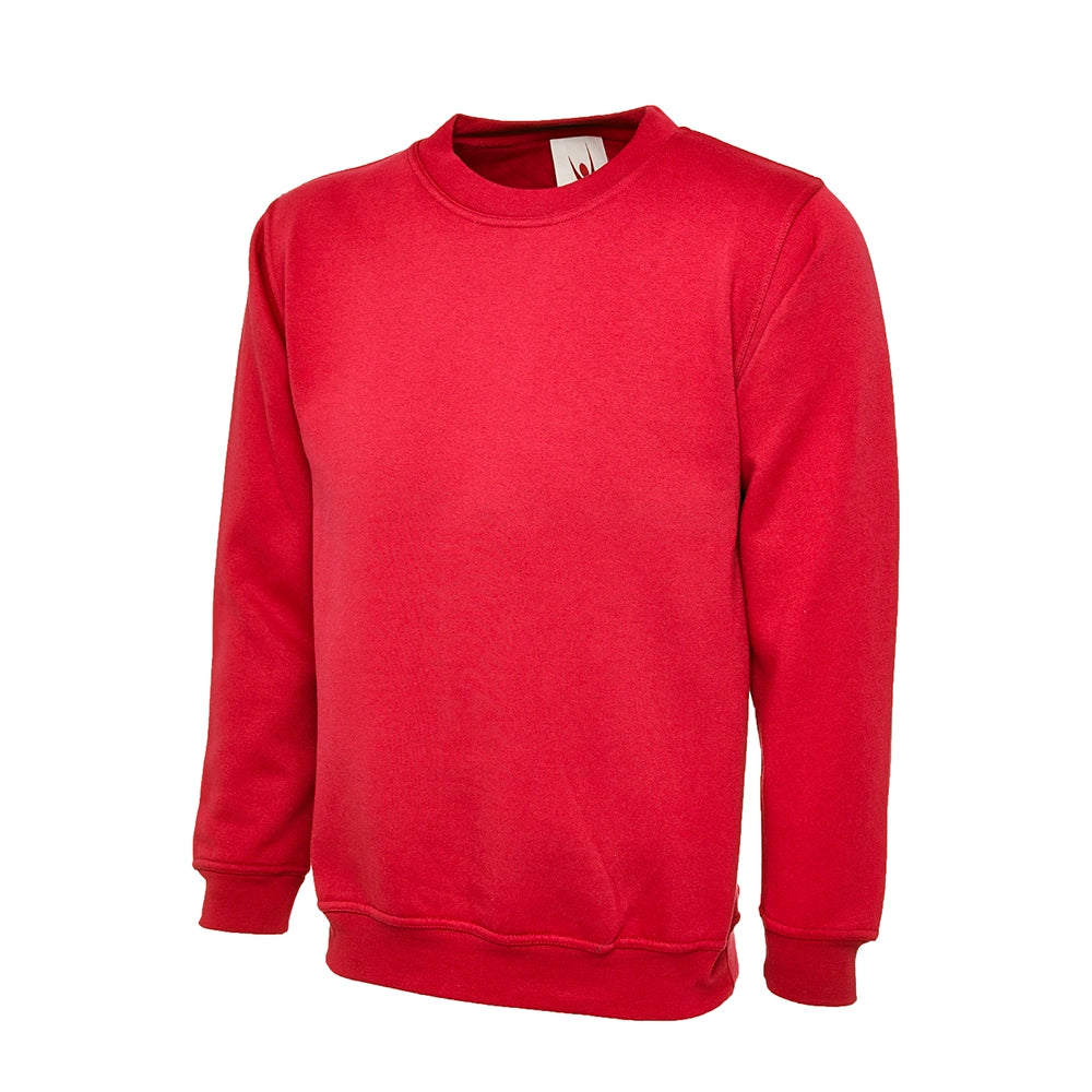 Red Uneek Ladies Deluxe Crew Neck Sweatshirt UC211