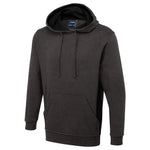 Dark grey Uneek Two Tone Hooded Sweatshirt UC517 on a white background