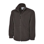 Charcoal Uneek Heavyweight Full Zip Fleece Jacket UC601