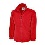 Red Uneek Heavyweight Full Zip Fleece Jacket UC601