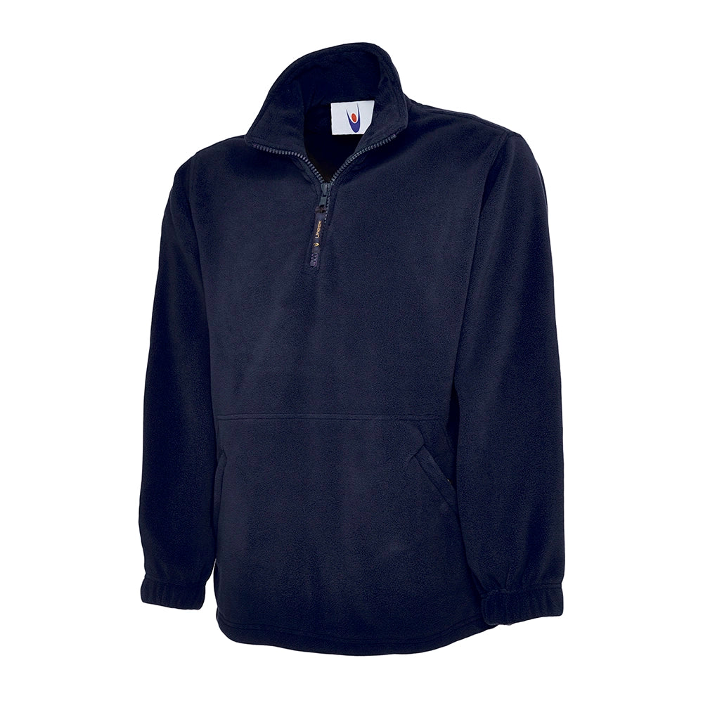 Navy Classic 1/4 Zip Fleece Jacket UC602