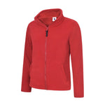 Red Uneek Ladies Classic Full Zip Fleece Jacket UC608