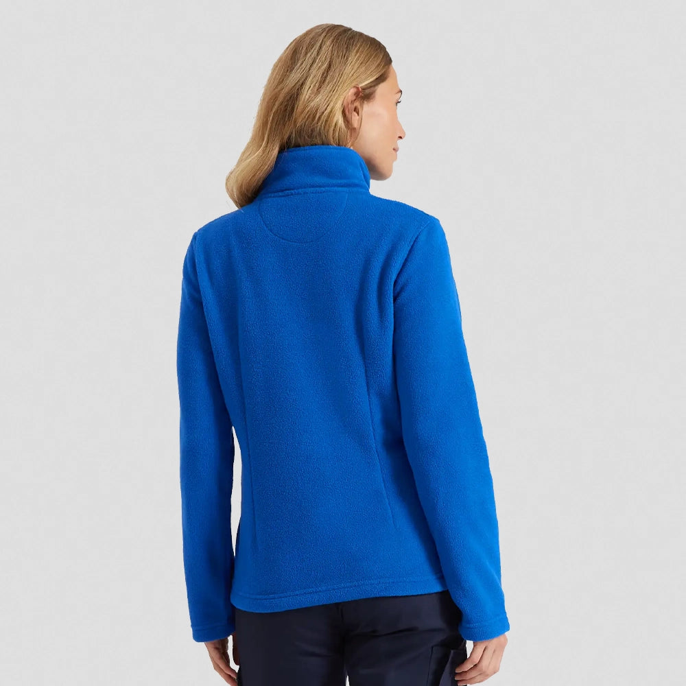 Back view of a Uneek Ladies Classic Full Zip Fleece Jacket UC608