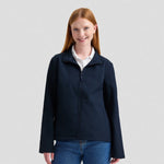 Model wearing a Ladies Classic Full Zip Soft Shell Jacket UC613