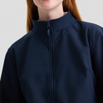 Close up zip of a Ladies Classic Full Zip Soft Shell Jacket UC613
