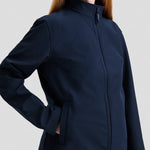 Side view of a Ladies Classic Full Zip Soft Shell Jacket UC613